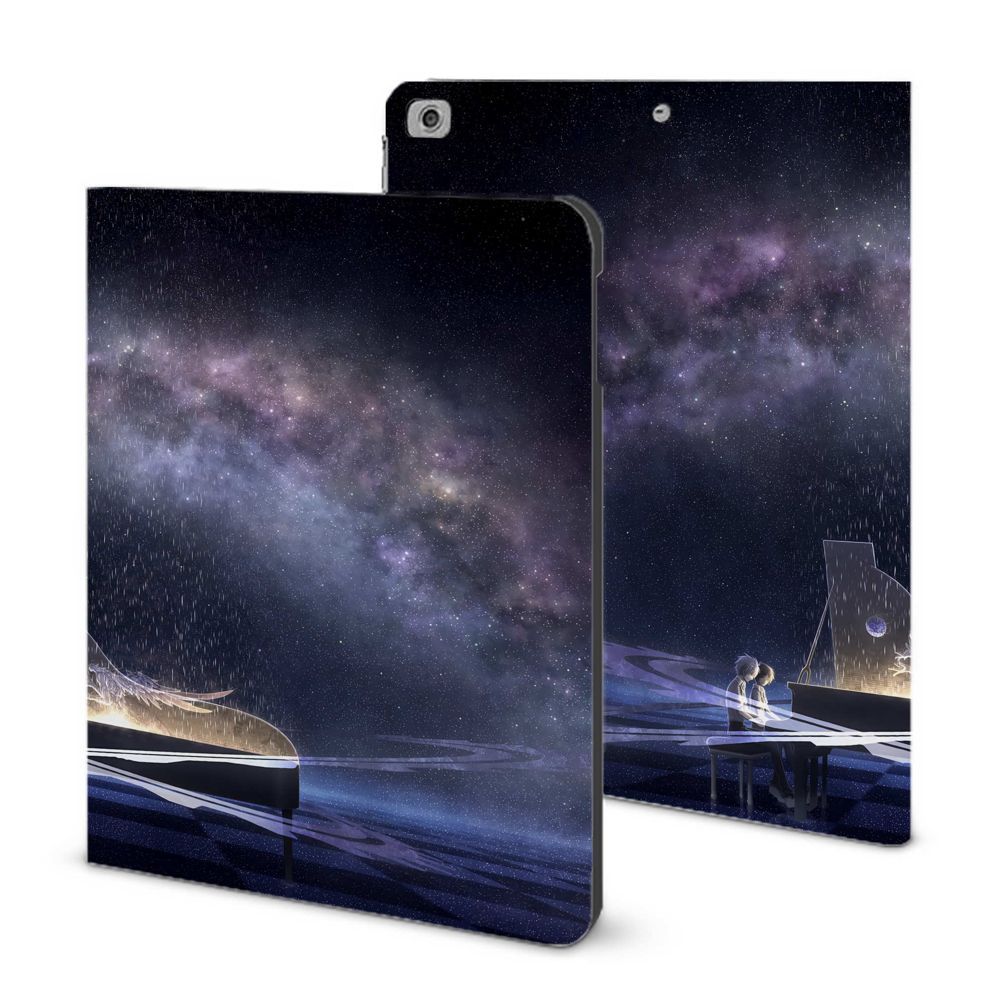 （画像用） EVA 新世紀エヴァンゲリオン IPad ケース ブック型 PUレザー TPU 耐衝撃 軽量 薄型 ペン収納なし 全面保護 IPad 各モデル対応